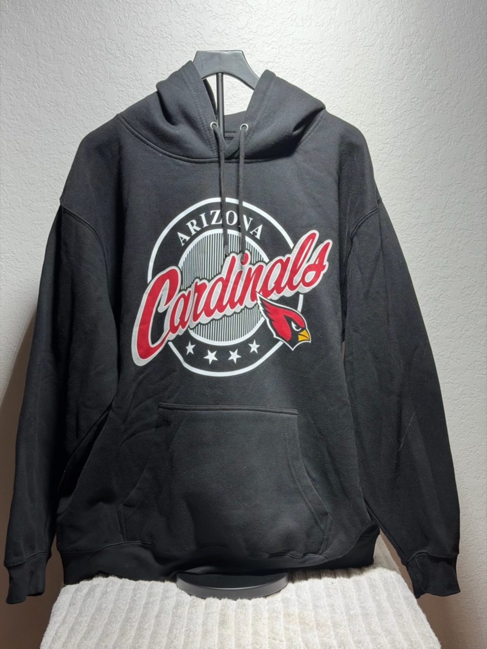 Arizona Cardinals Black Logo Hoodie